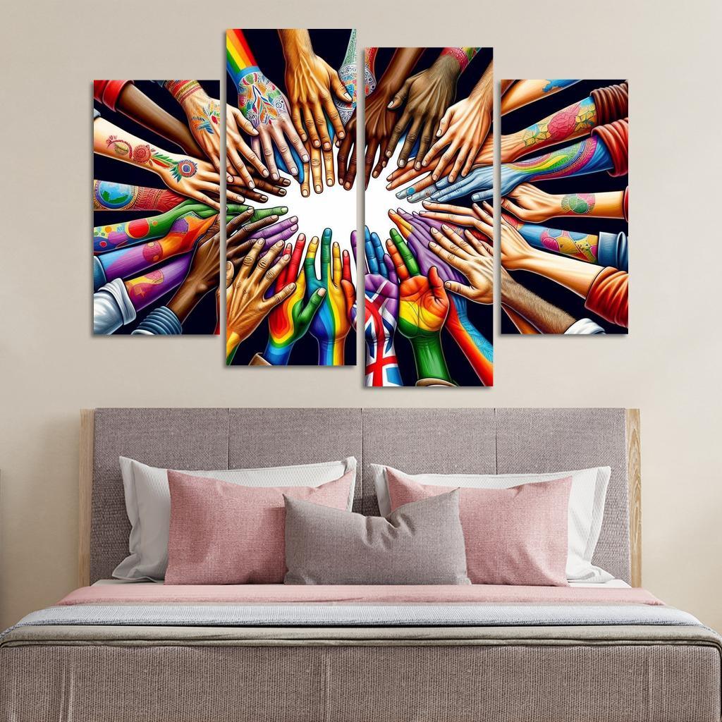 Art For Peace A Global Call To Action Custom Paintings Frame