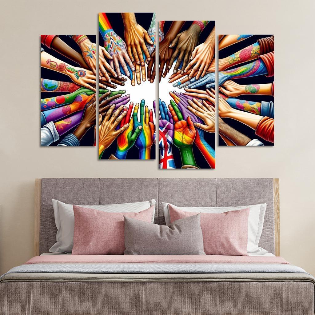 Art For Peace A Global Call To Action Custom Paintings Frame