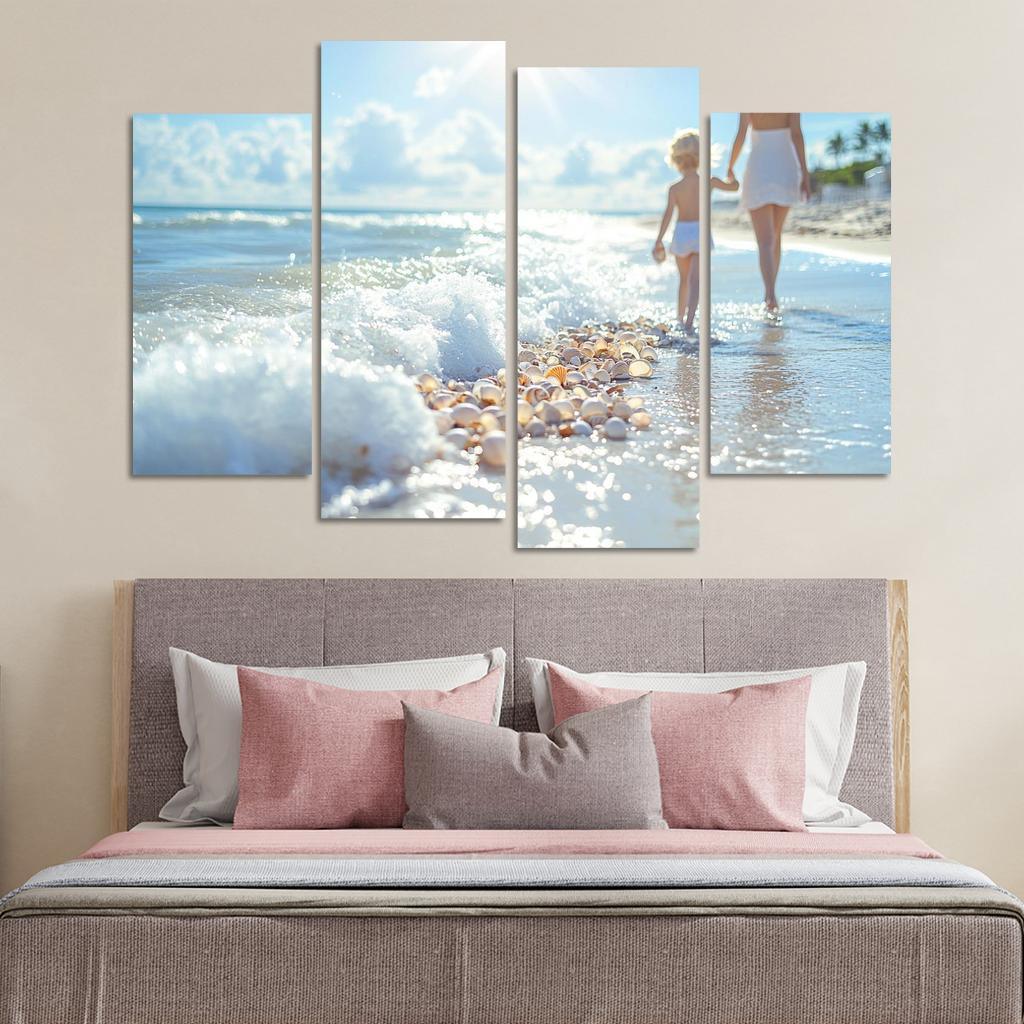 Waves Of Love The Ocean Of Motherhood Custom Paintings Frame