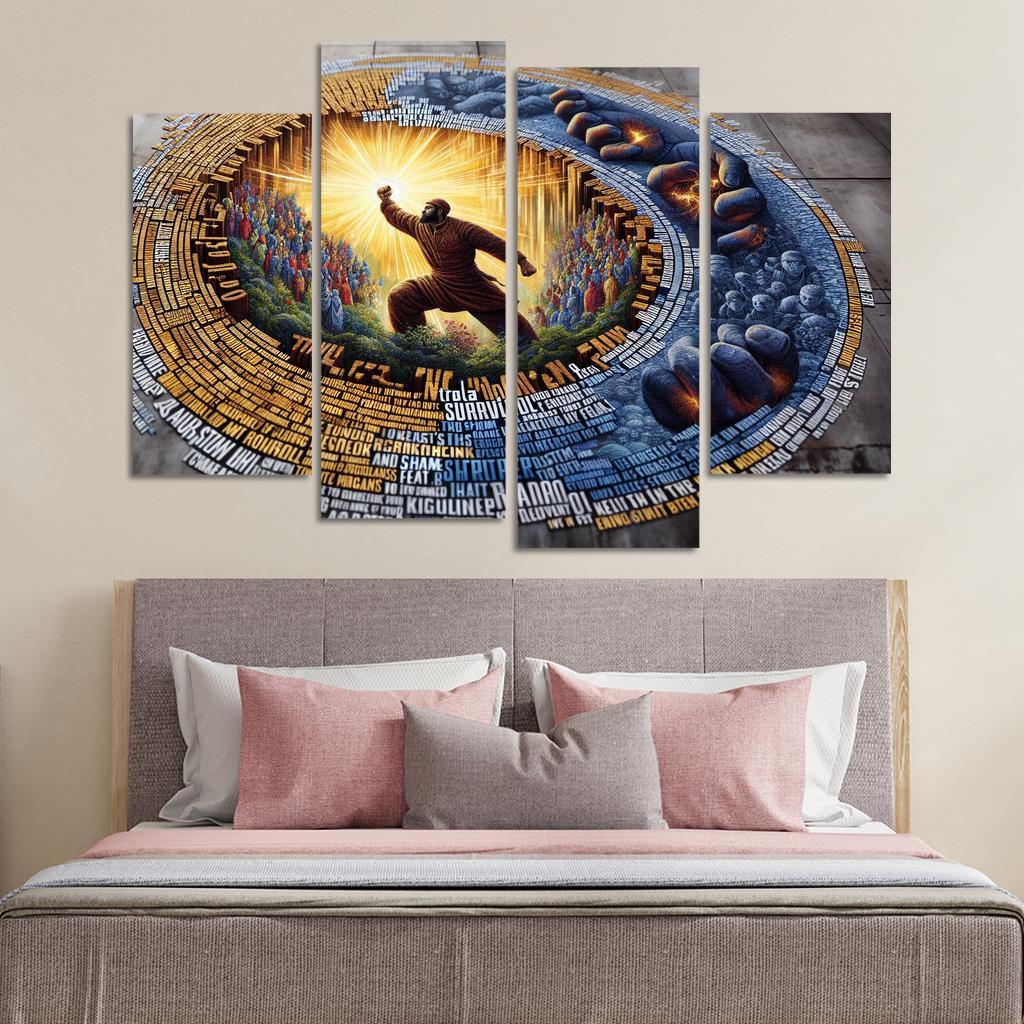 Tales Of Survival The Fight Against Domestic Violence Custom Paintings Frame