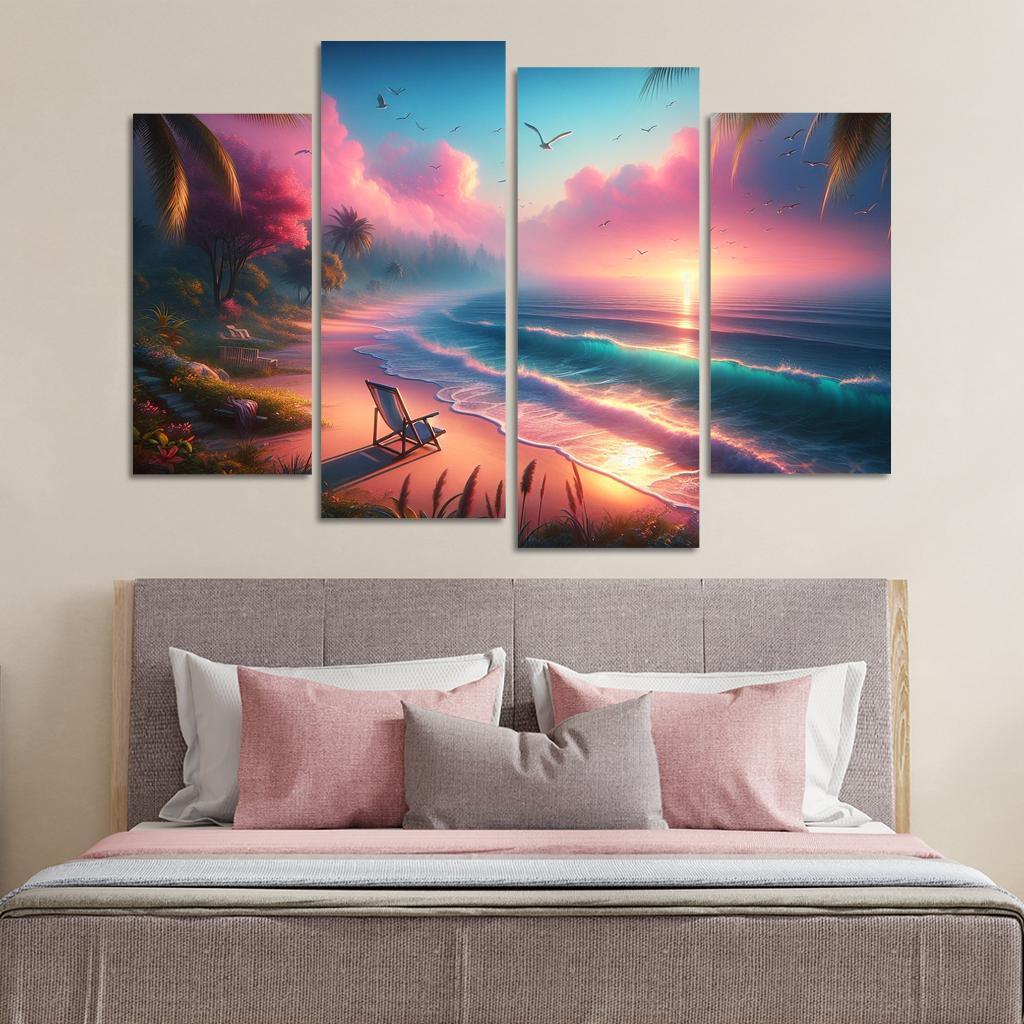 Waves Of Serenity Ideal Meditation Spot Art Trends