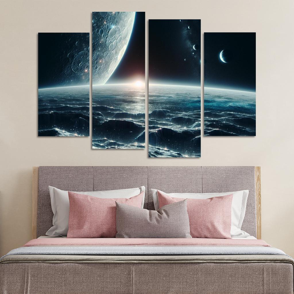 The Chilling Reality Of Ice Worlds Abstract Paintings Frame