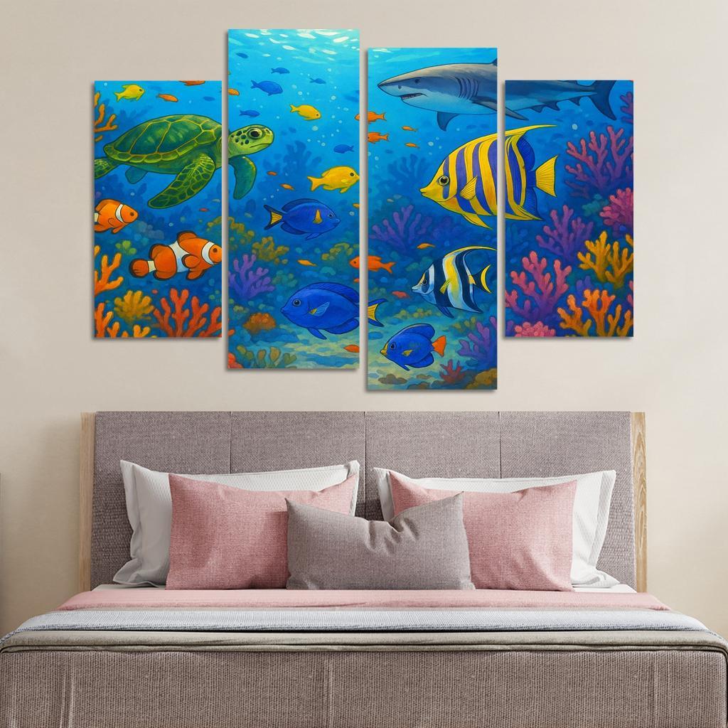 Ocean Guardians Artistic Expressions On Marine Conservation Premium Artwork Frames