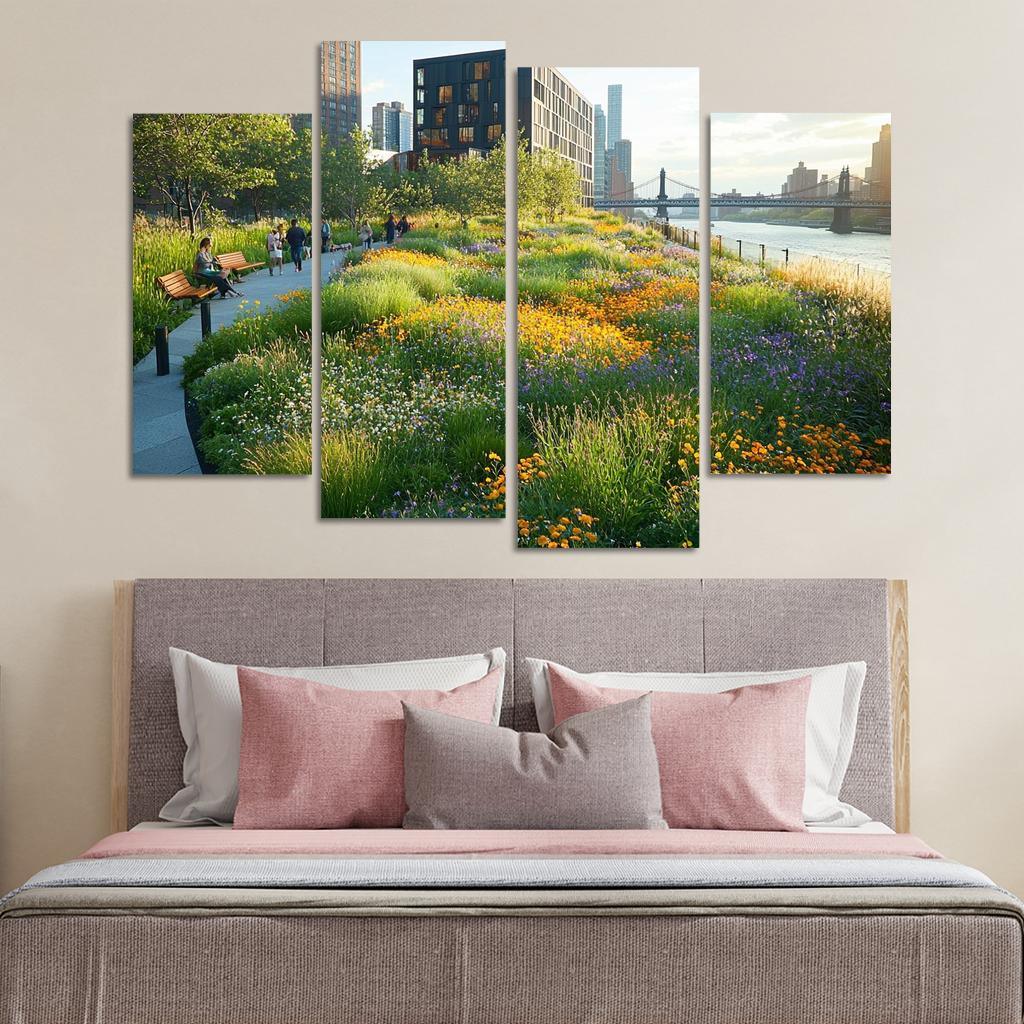 The High Line Abstract Paintings Frame