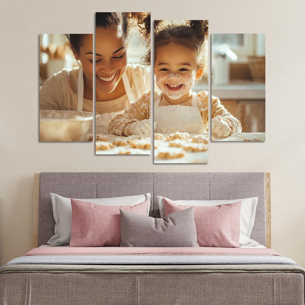 The Beauty Of Small Moments A Mothers Care Custom Paintings Frame