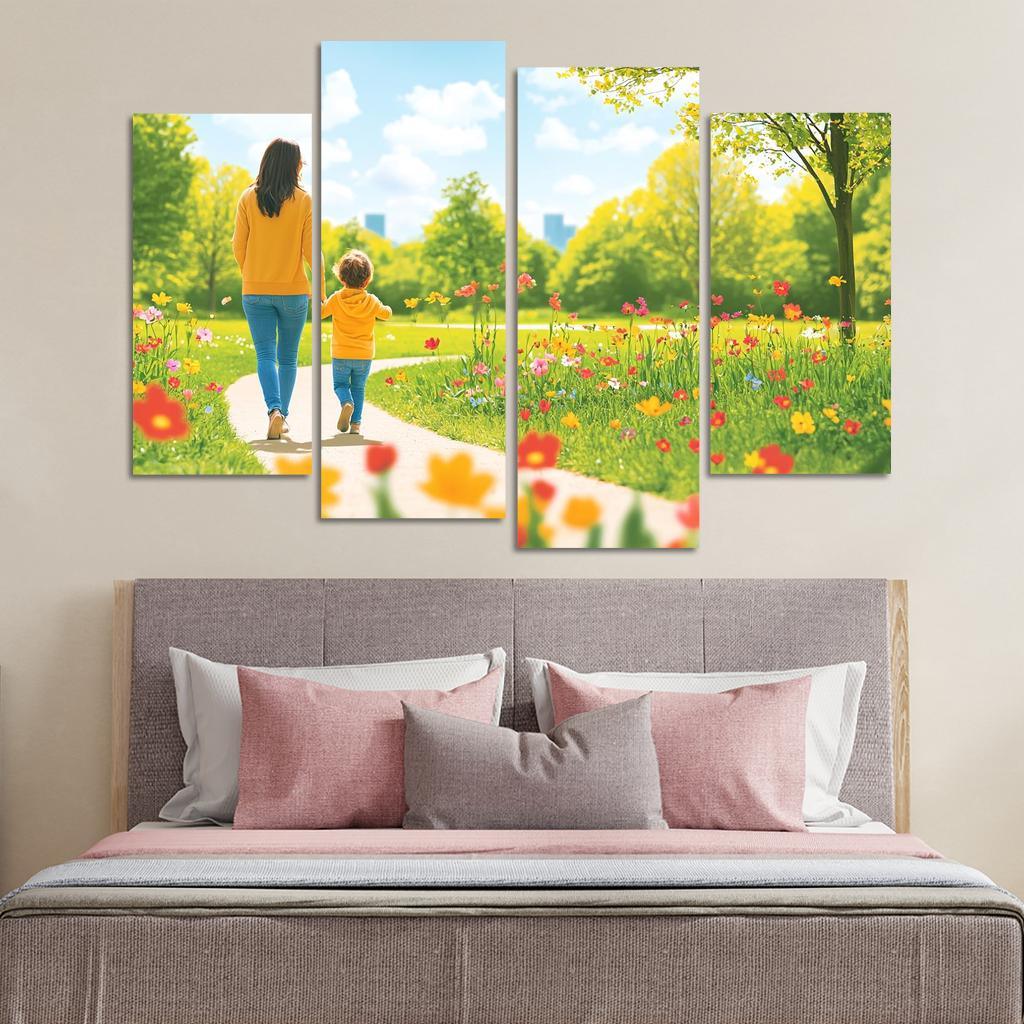 Memories In The Making A Mothers Journey Canvas Paintings Frame