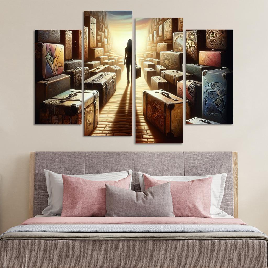 Voices Of Resilience The Refugee Experience Multi-panel Paintings