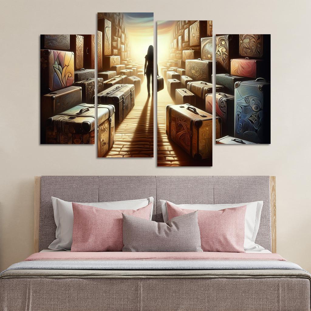 Voices Of Resilience The Refugee Experience Multi-panel Paintings