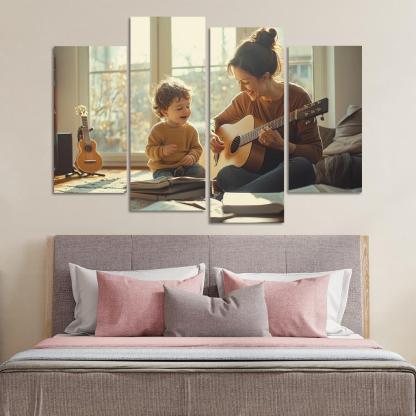 Heartstrings The Music Of Love Custom Paintings Frame