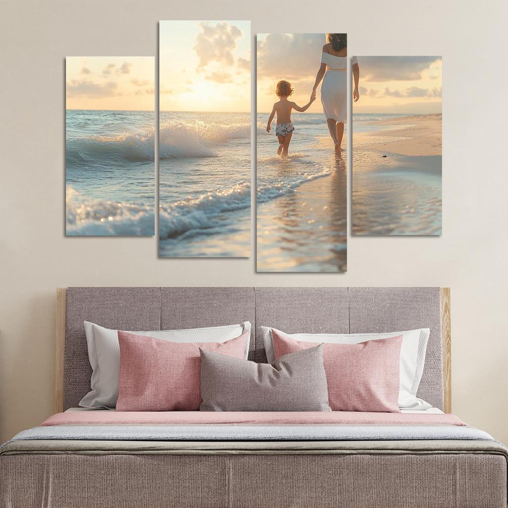 Embracing Change A Mothers Support Through Transitions Canvas Paintings Frame