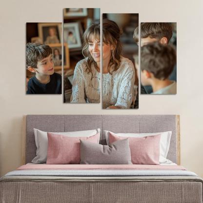 The Wisdom Of Generations Lessons From Mom Custom Paintings Frame