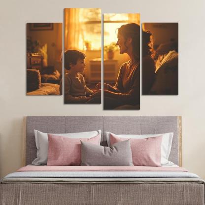 The Echoes Of Her Heart A Mothers Wisdom Canvas Paintings Frame