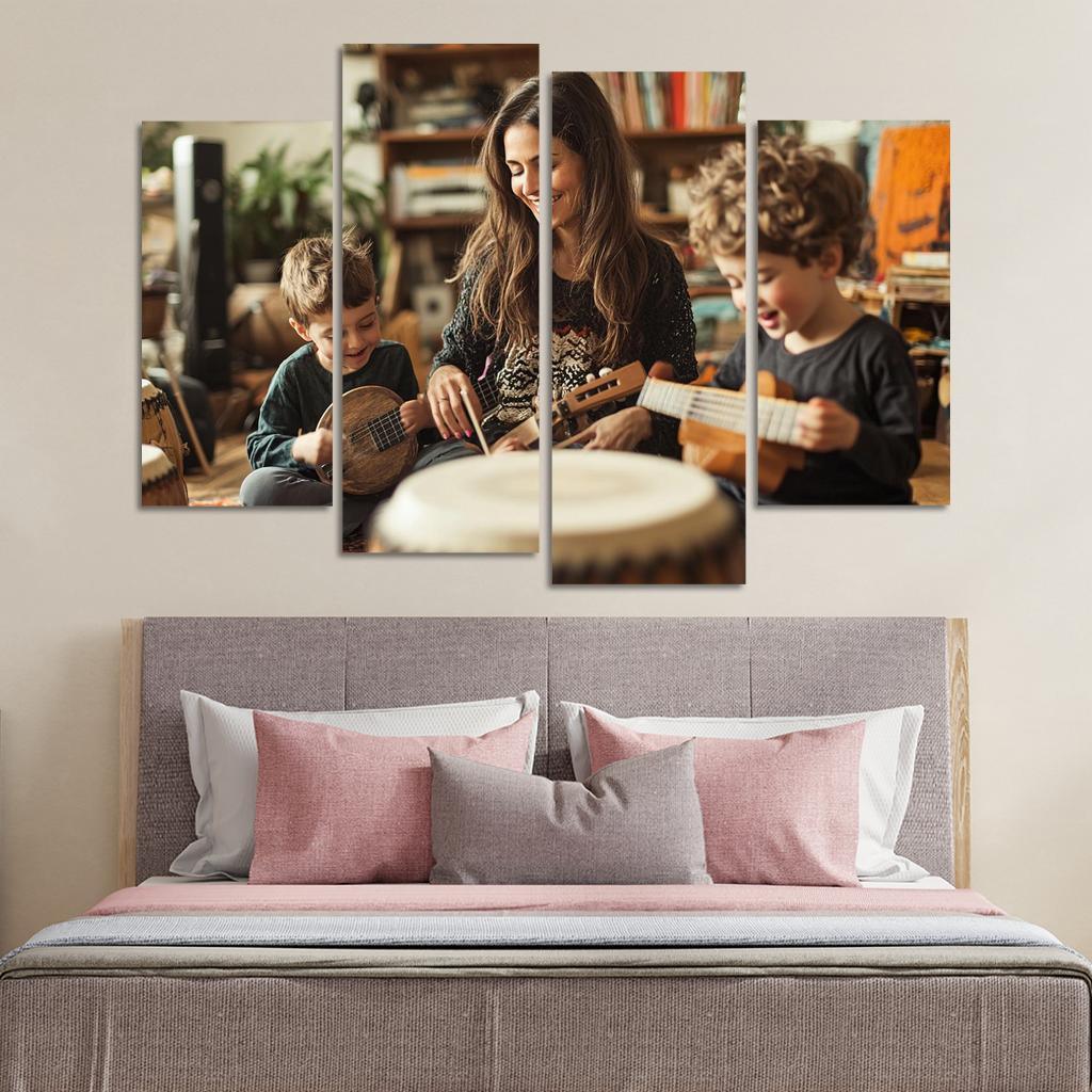 A Symphony Of Love A Mothers Melodies Canvas Paintings Frame