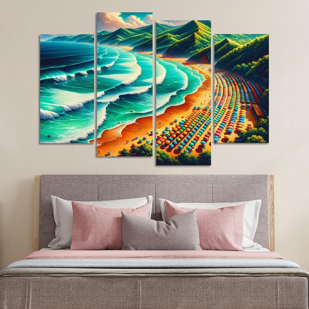 Emerald Isle Adventures Modern Paintings Frame