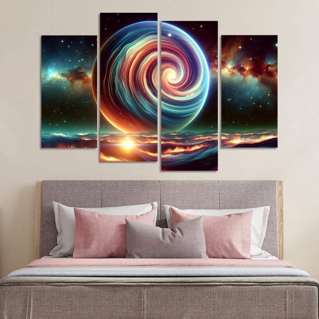 The Hidden World Of Gas Giants Abstract Paintings Frame