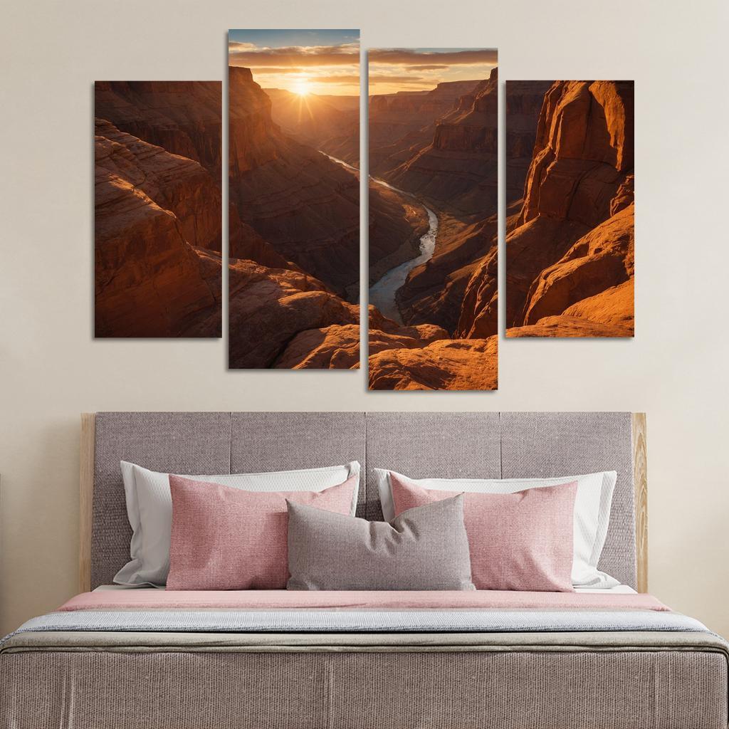 The Enigmatic Canyons Of Sunset Shadows Art Trends