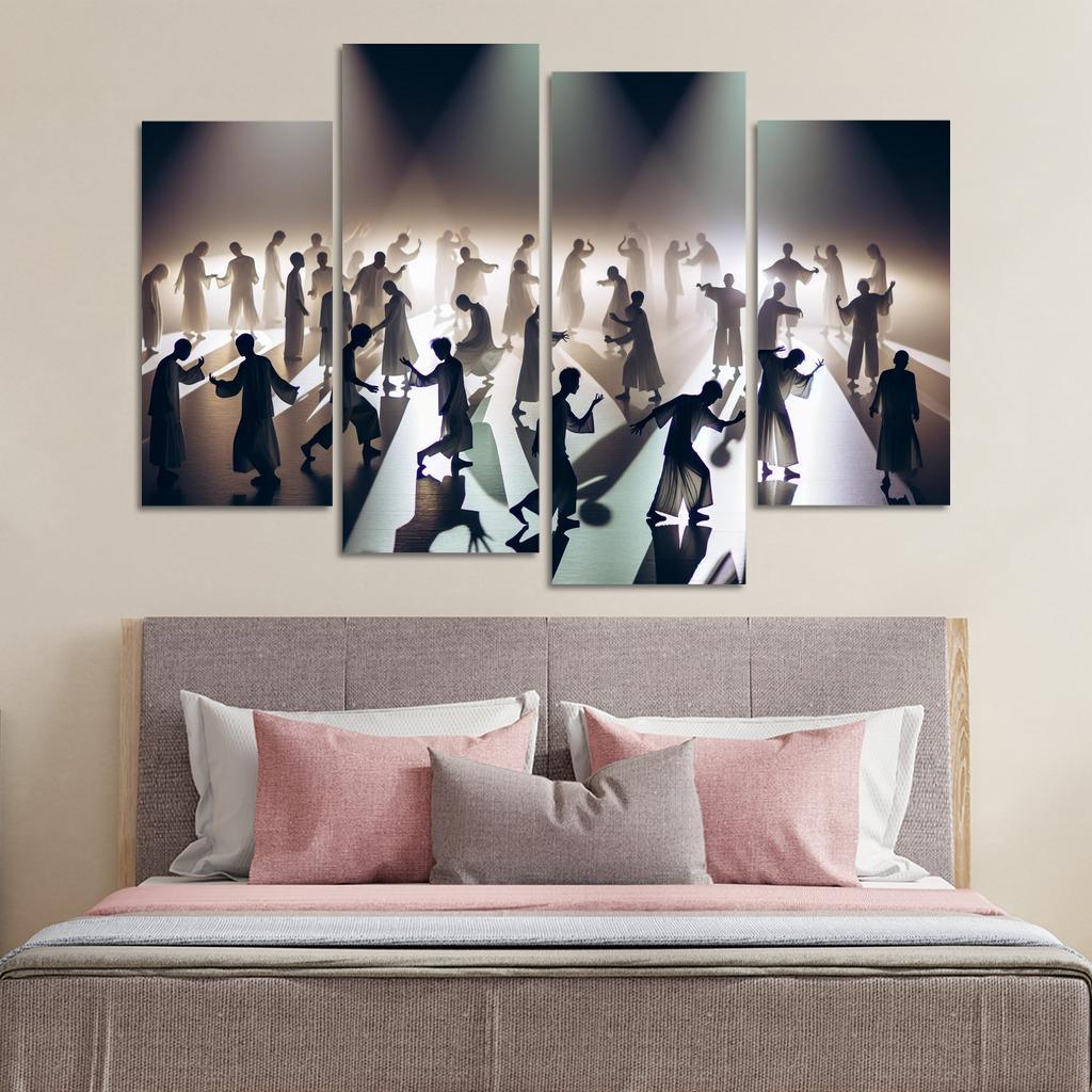 Butoh The Dance Of Darkness And Light Modern Paintings Frame