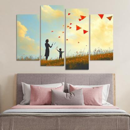 Wings Of Encouragement A Mothers Support Canvas Paintings Frame