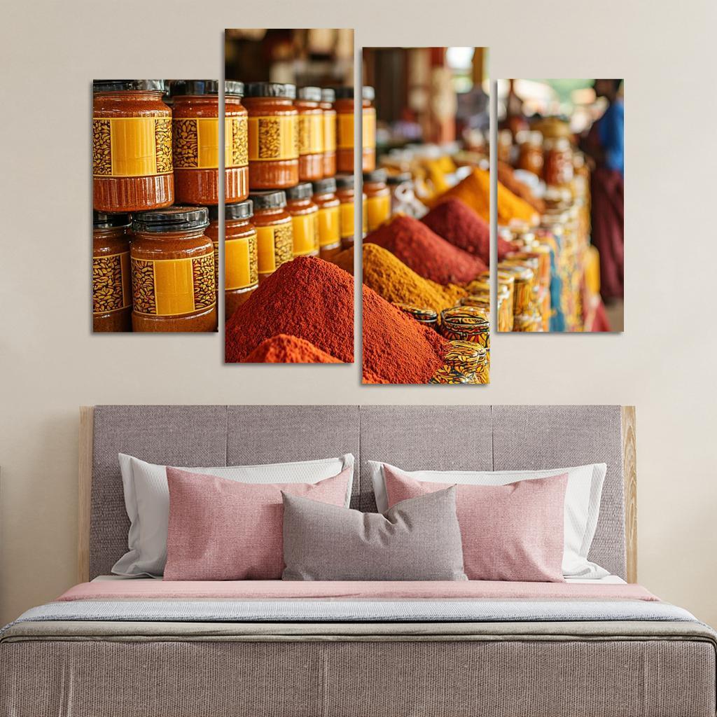 The Spice Market Abstract Paintings Frame
