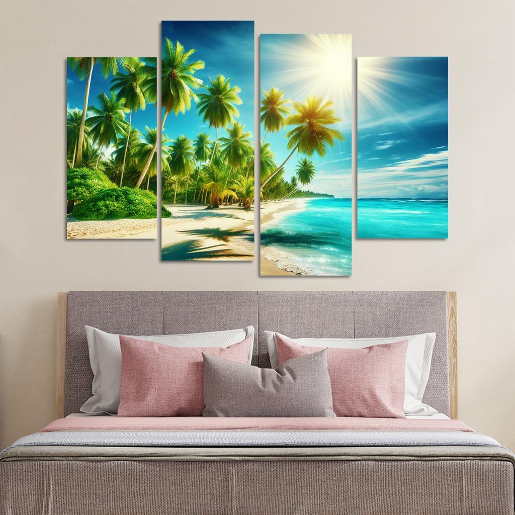 Coconut Cove Tropical Escape Premium Artwork Frames