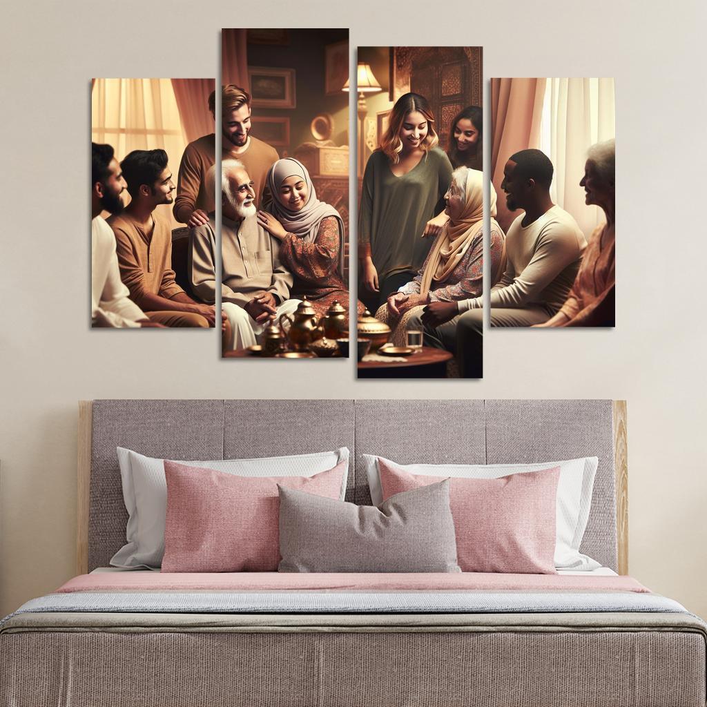 Elders Of Wisdom Respecting Our Aging Population Custom Paintings Frame