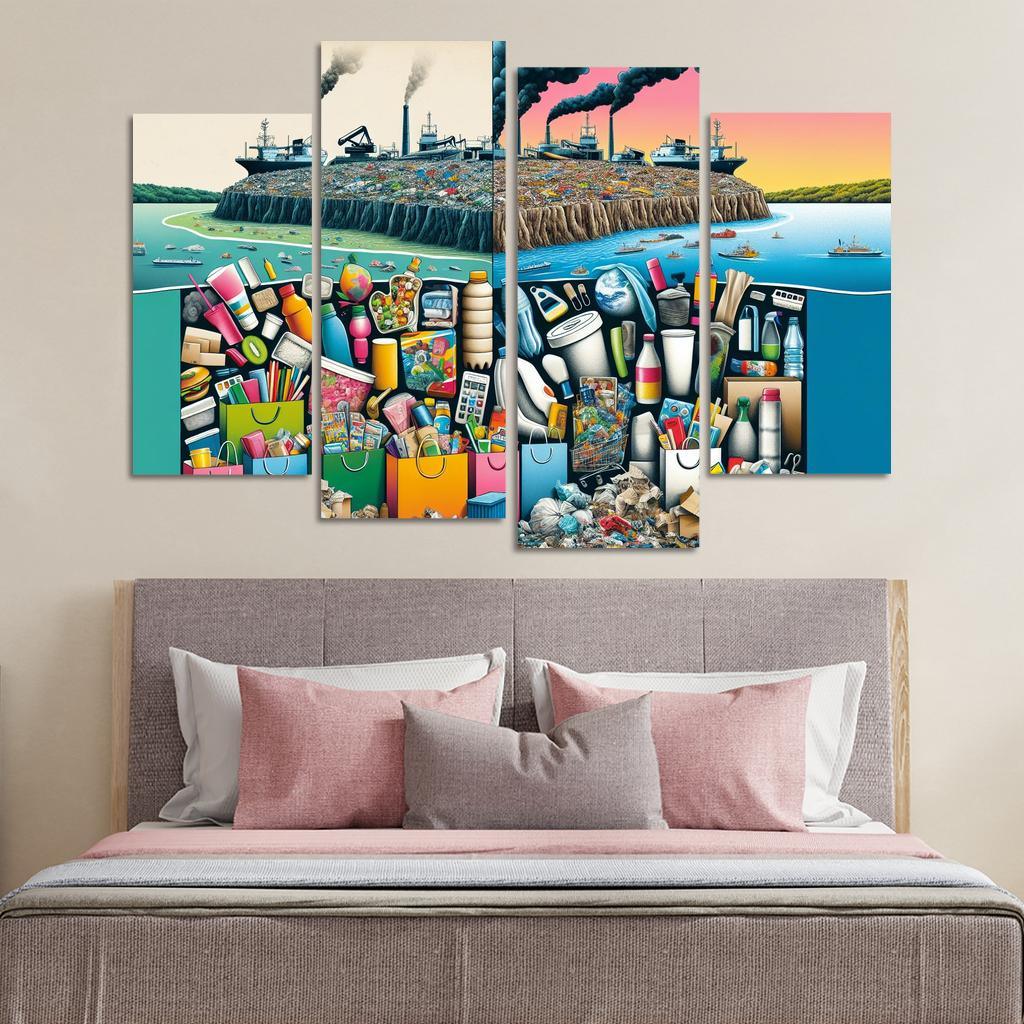 The Cost Of Convenience Visualizing Consumerism's Impact Art Trends