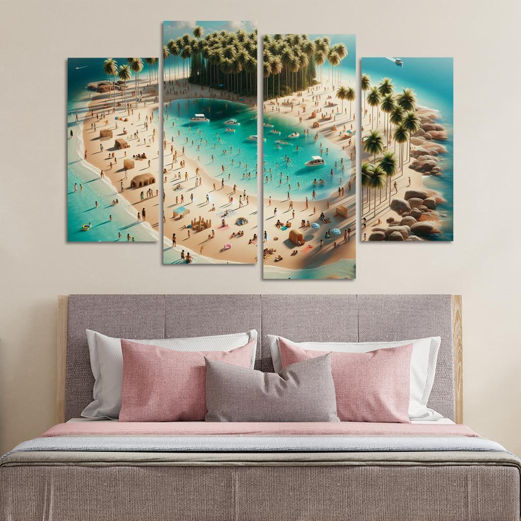 Crystal Waters Oasis Modern Paintings Frame