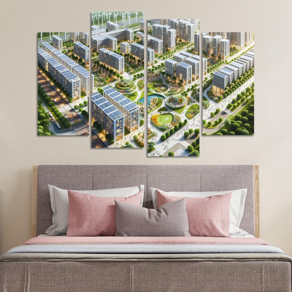 The Zero Energy Town Custom Paintings Frame