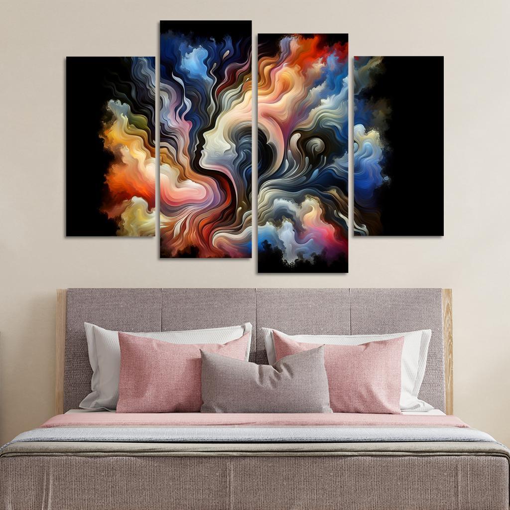 Invisible Illness The Reality Of Mental Health Multi-panel Paintings