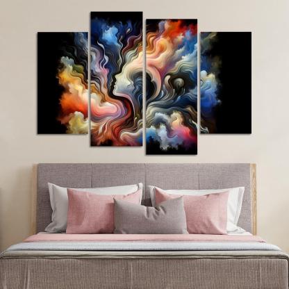 Invisible Illness The Reality Of Mental Health Multi-panel Paintings