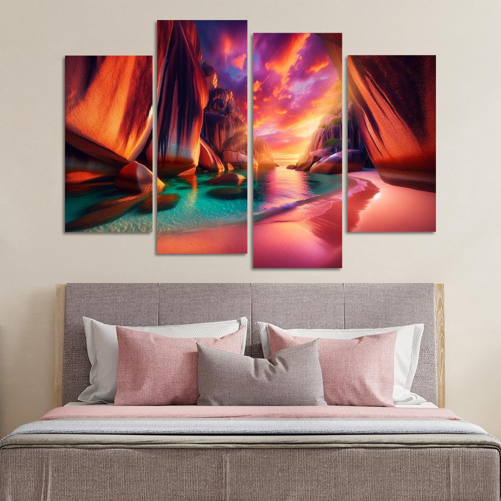 Crystal Cove Romantic Getaway Premium Artwork Frames