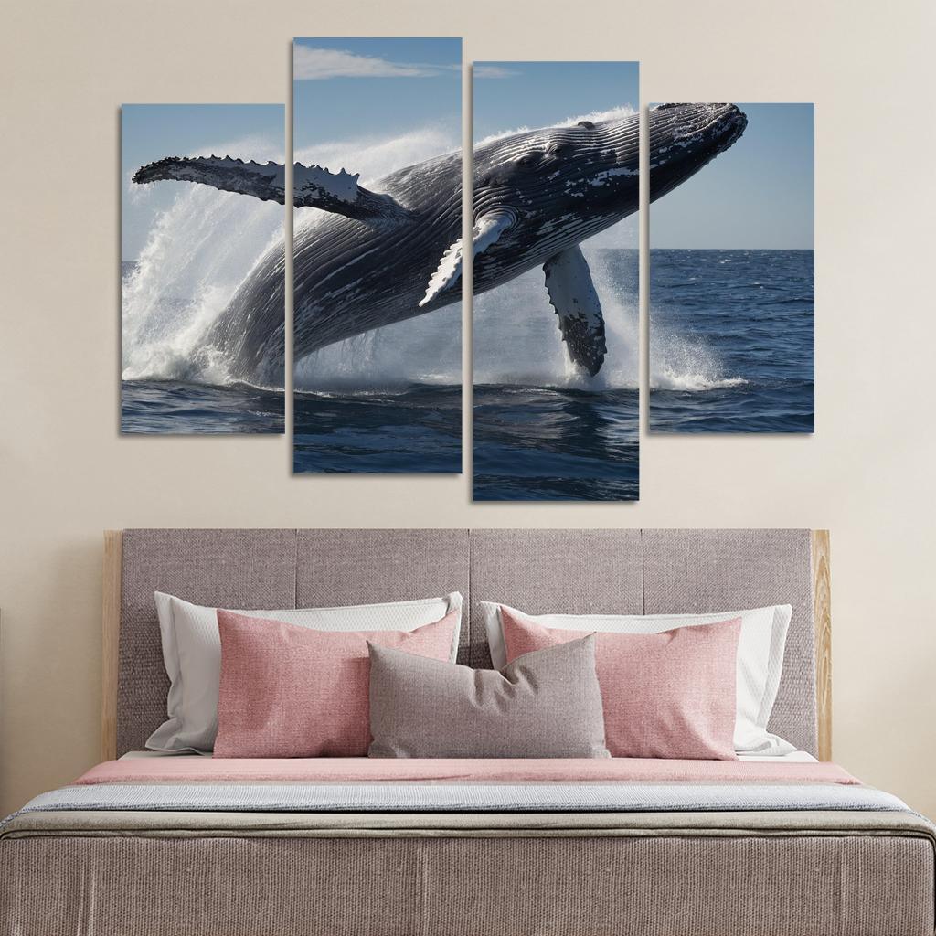 The Graceful Humpback Whale Song Of The Sea Premium Artwork Frames