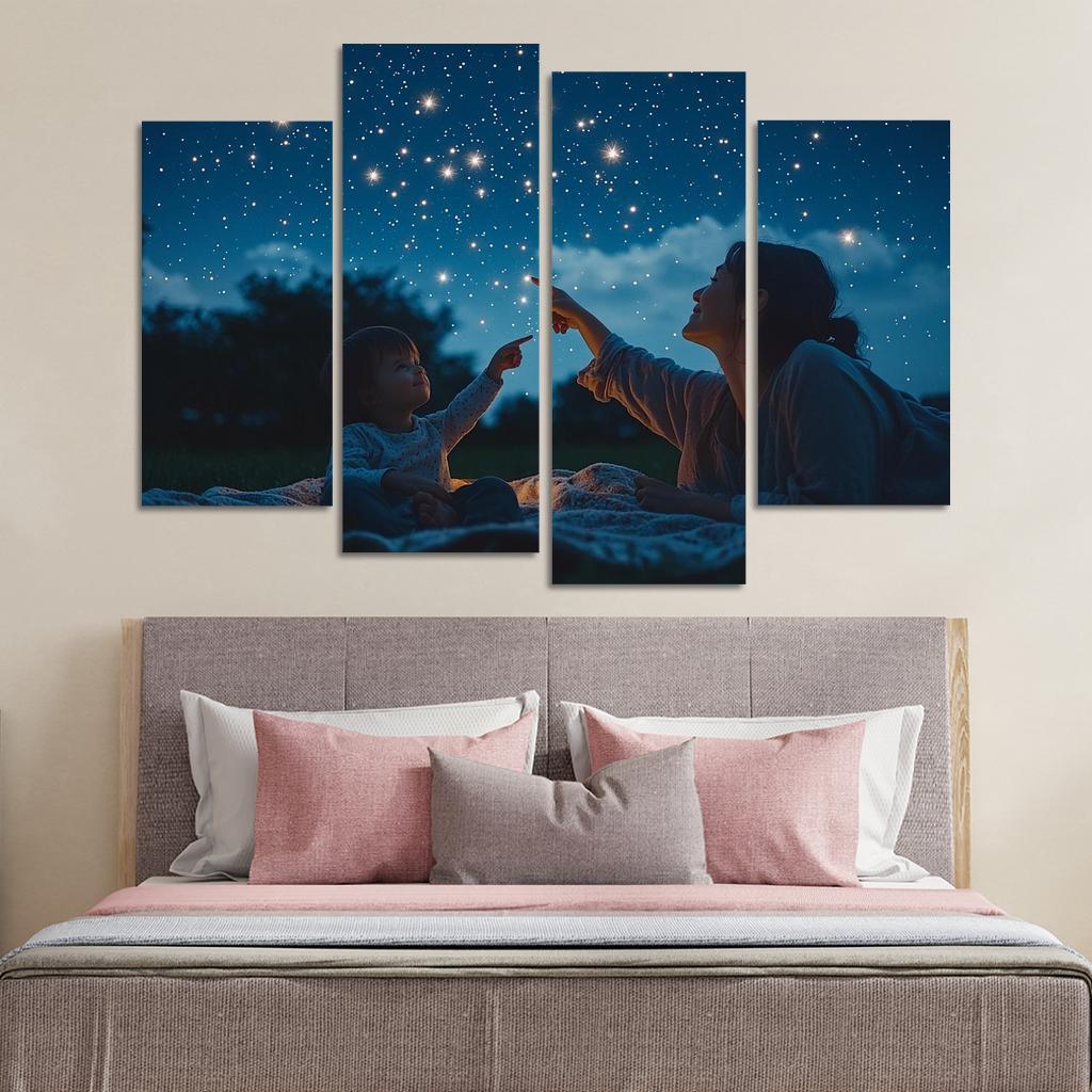 Stars In Our Eyes Dreams Of Tomorrow Custom Paintings Frame