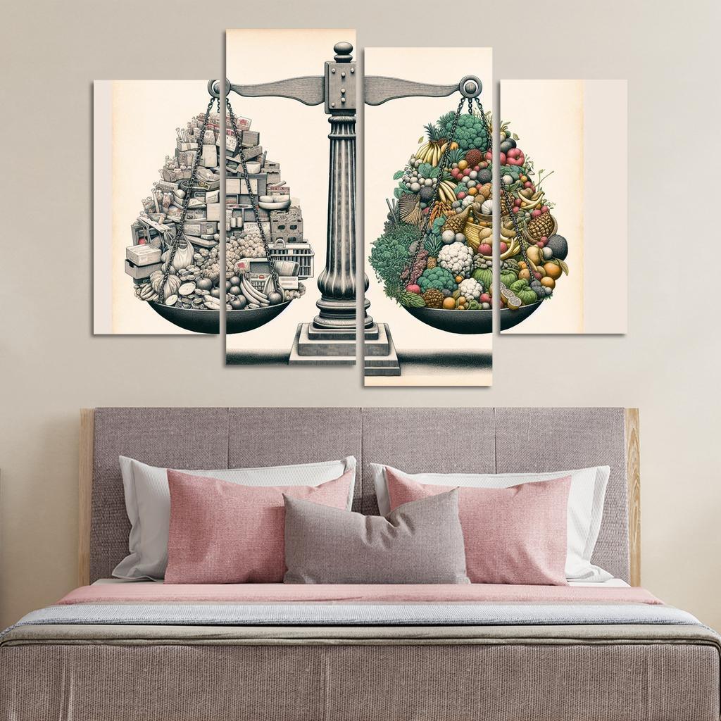 The Price Of Progress The Cost Of Consumerism Custom Paintings Frame