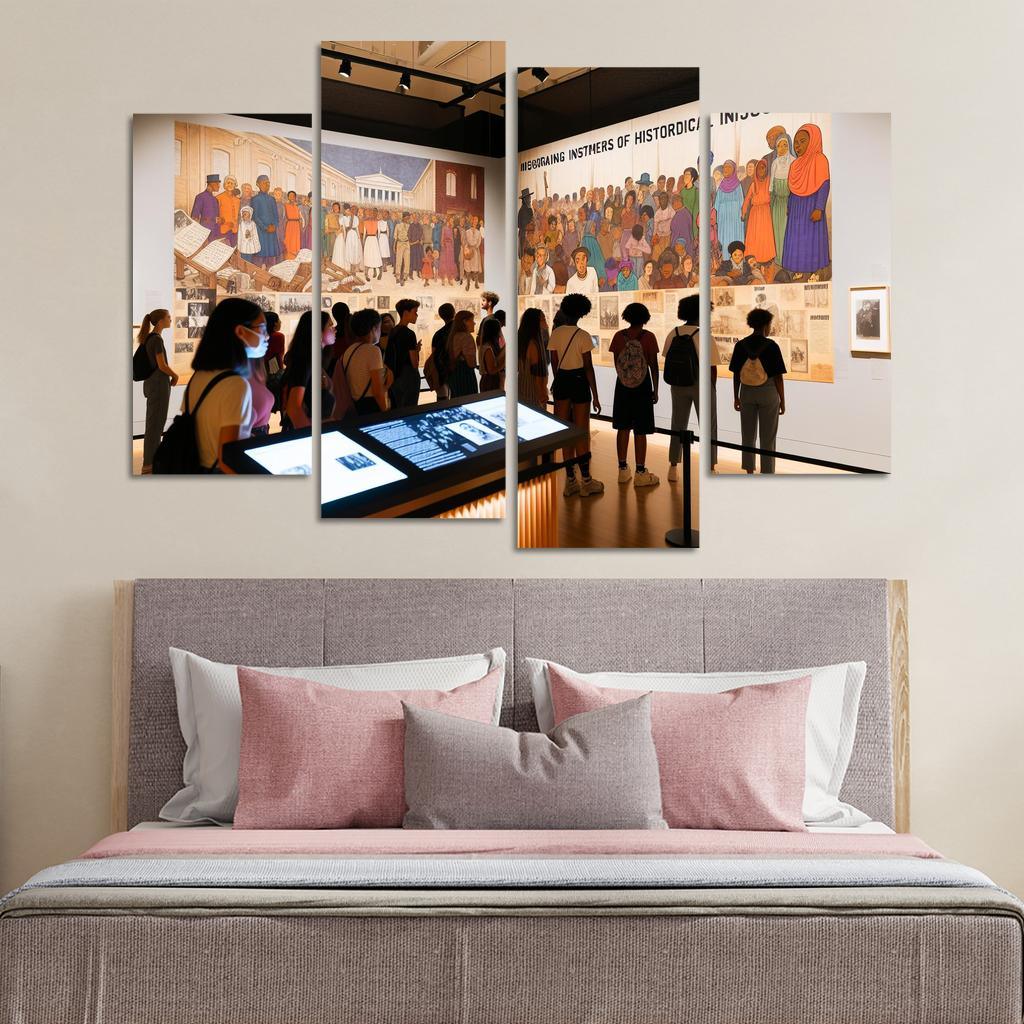 Shadows Of The Past Art On Historical Injustice Framed Paintings