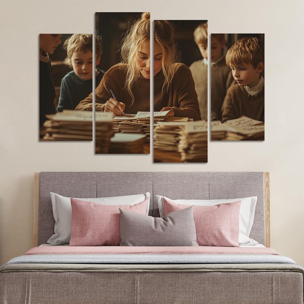 Love Letters A Mothers Heartfelt Words Modern Paintings Frame