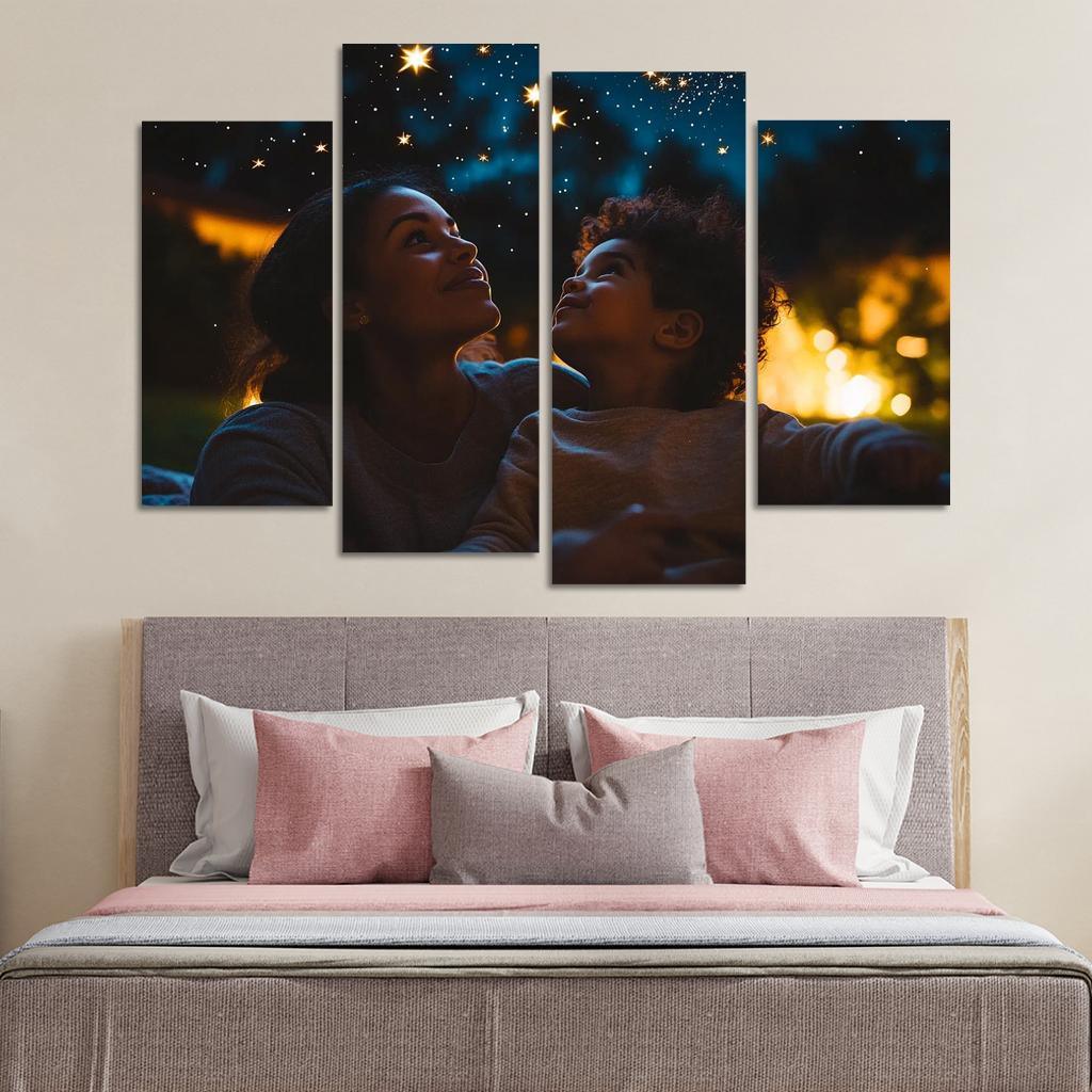 The Stars Of Our Story A Mothers Influence Custom Paintings Frame