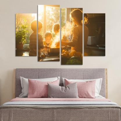 The Heartbeat Of Home A Mothers Love Canvas Paintings Frame