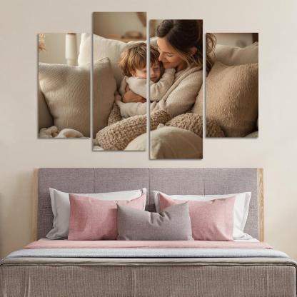 Cocoon Of Comfort A Mothers Safe Haven Custom Paintings Frame