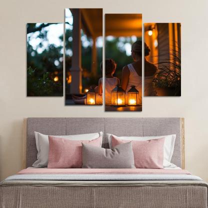 The Light Of Guidance A Mothers Wisdom Canvas Paintings Frame