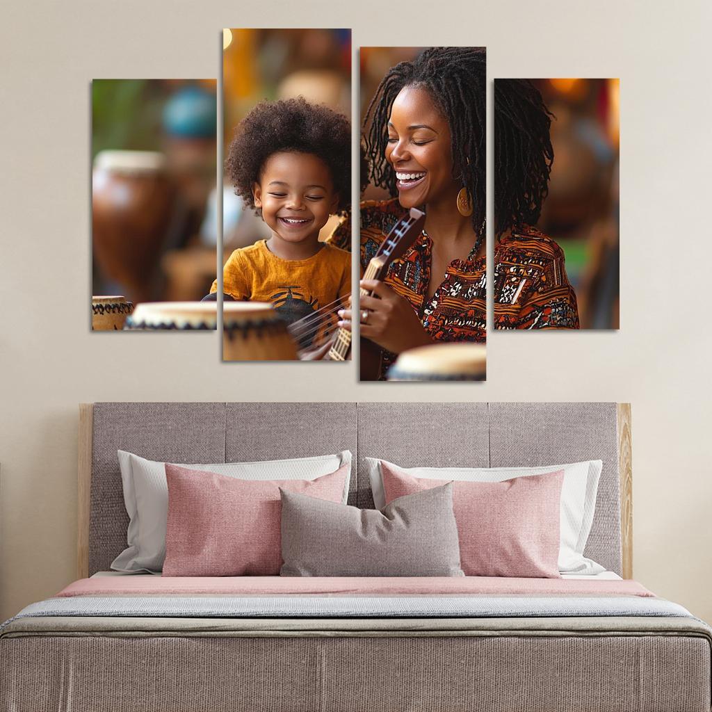 A Symphony Of Moments Celebrating Motherhood Canvas Paintings Frame