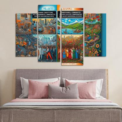 Healing Our Planet A Call For Environmental Justice Multi-panel Paintings