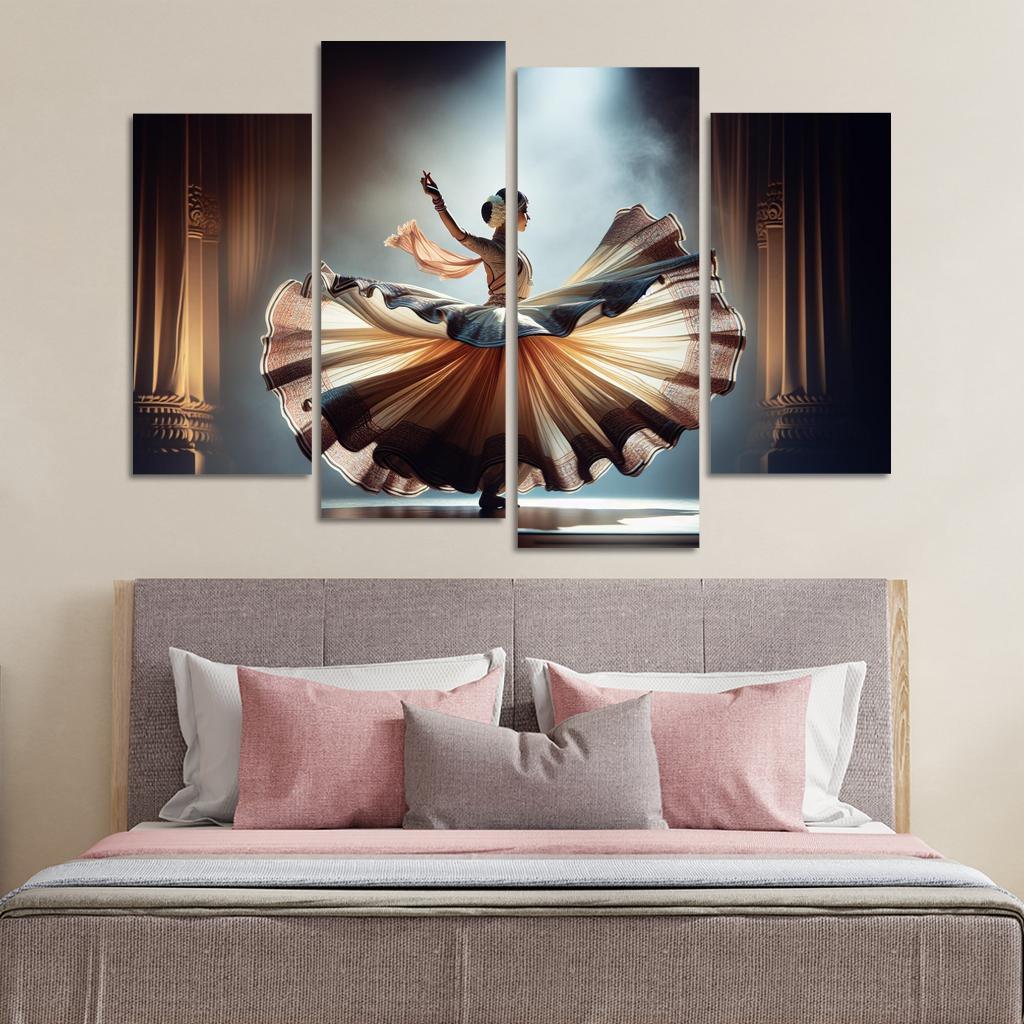 Kathak The Storyteller's Dance Modern Paintings Frame