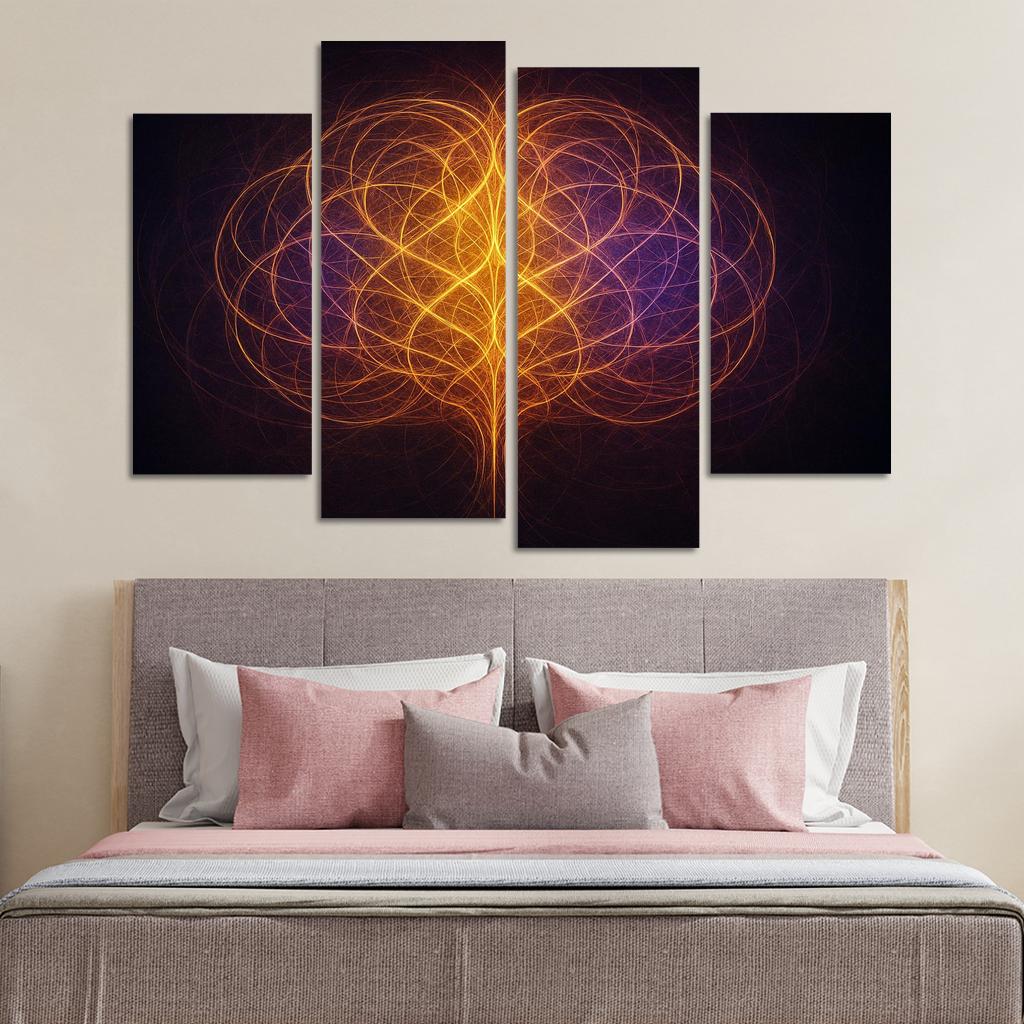 Tapestry Of Transcendent Thought Oil Paintings Frame