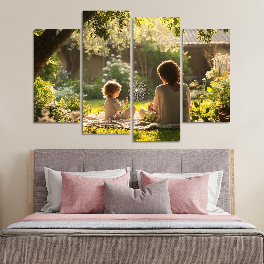 The Web Of Love A Mothers Protective Embrace One-piece Frames