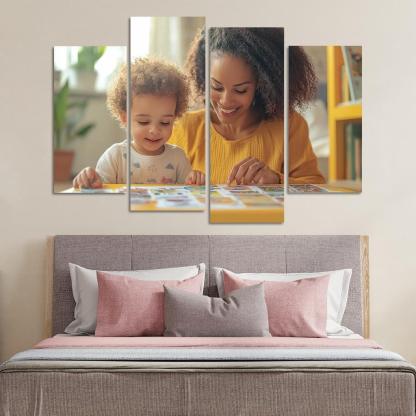Radiant Dreams A Mothers Vision For The Future Canvas Paintings Frame
