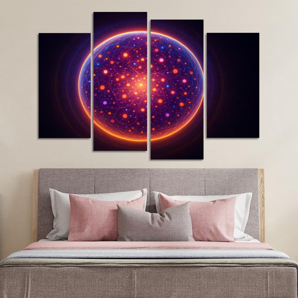 Pulse Of The Quantum Soul Oil Paintings Frame
