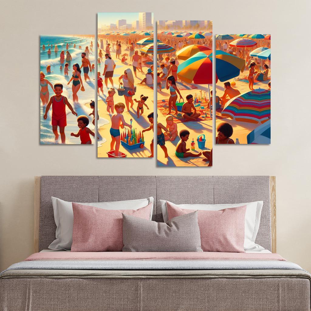 Gentle Bay Family Fun Zone Abstract Paintings Frame