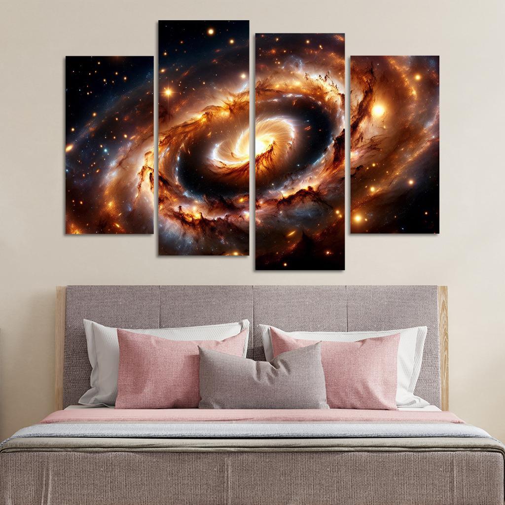 The Phenomenon Of Quasars Abstract Paintings Frame
