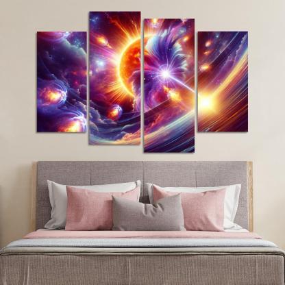 The Allure Of Space Weather Abstract Paintings Frame